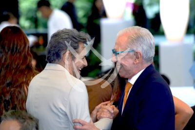 Eugenio y Lopez Dóriga con los 300