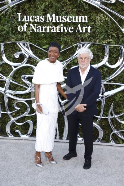 George Lucas y Mellody Hobson