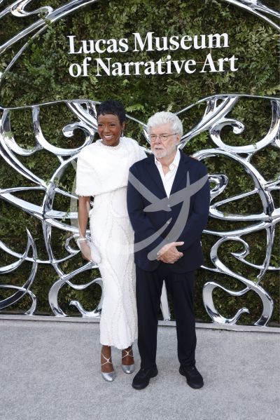 George Lucas y Mellody Hobson