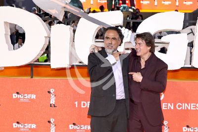 Iñárritu y Cruise con Digger en Mx