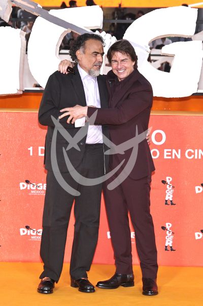 Iñárritu y Cruise con Digger en Mx