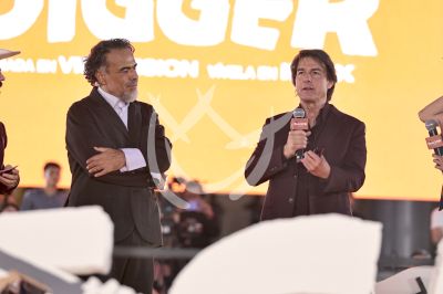 Iñárritu y Cruise con Digger en Mx