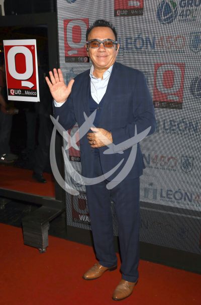 Gerardo Quiroz en los Premios Q