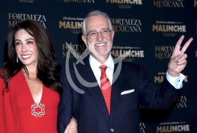 Ricardo Salinas Pliego con La Malinche