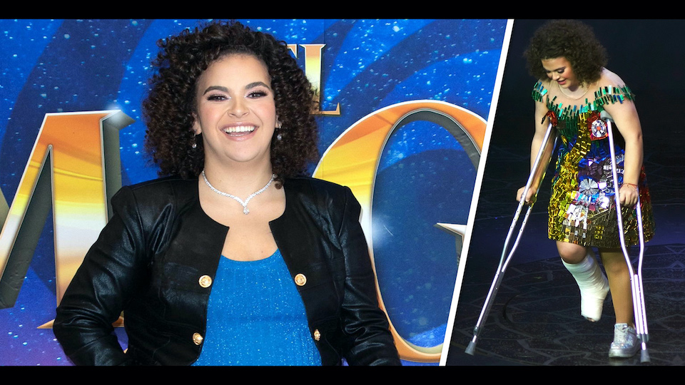 VIDEO Lucero Mijares: ‘Cuando me quiten el yeso me voy a sentir Michael Jackson’