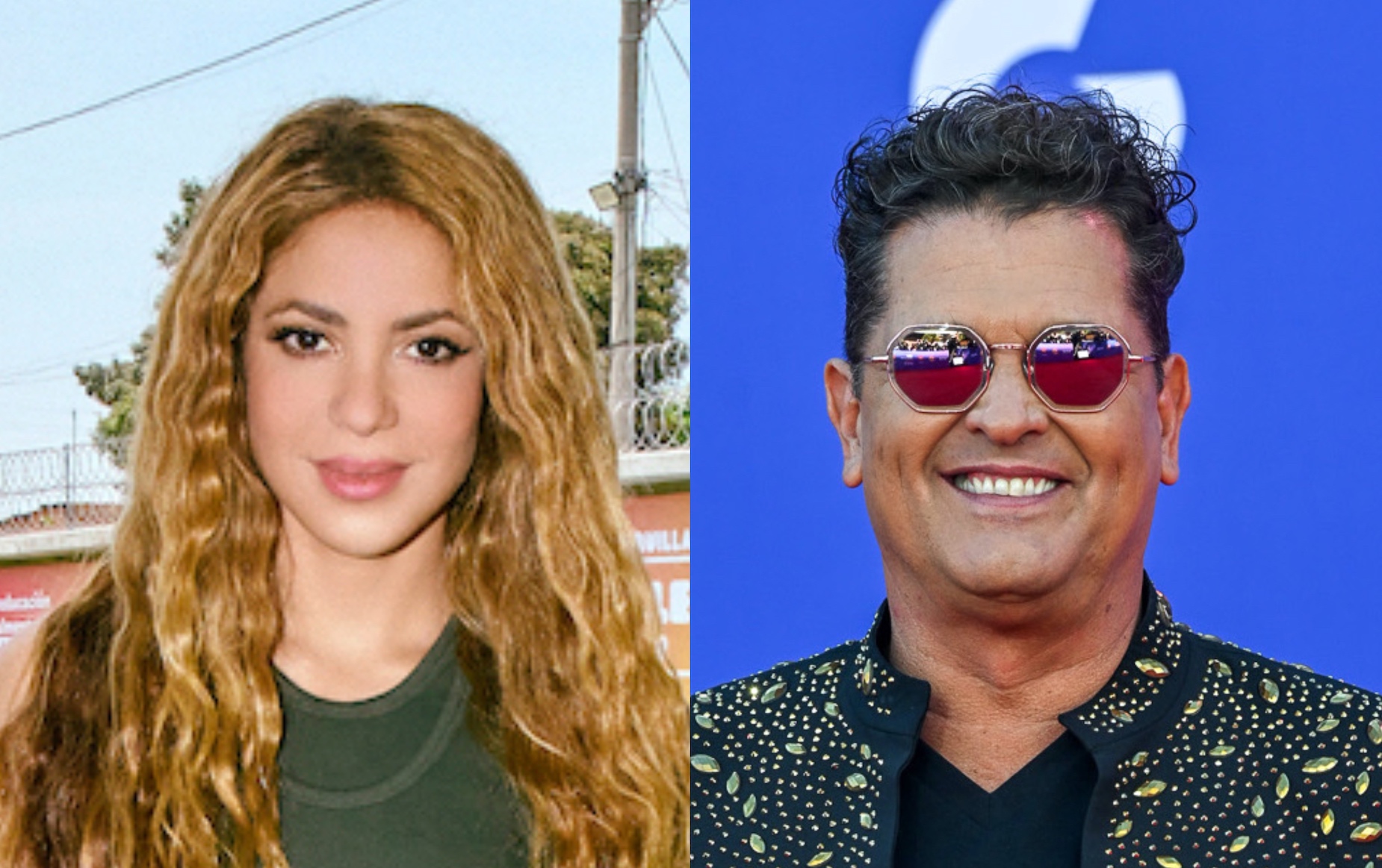 Shakira sorprende a Carlos Vives en concierto